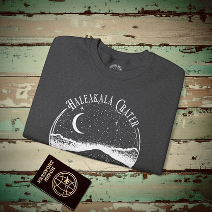 Haleakala After Dark, Maui, Hawaii Crewneck Dark Heather / S
