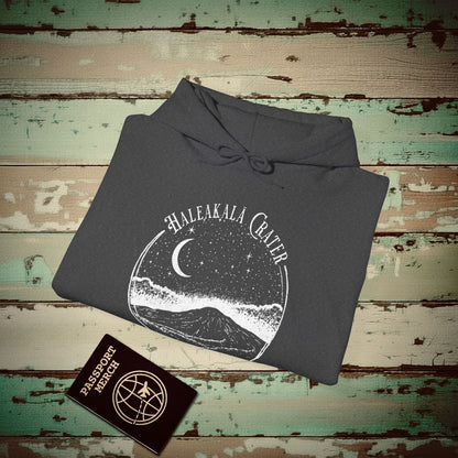 Haleakala After Dark, Maui, Hawaii Hoodie Dark Heather / S