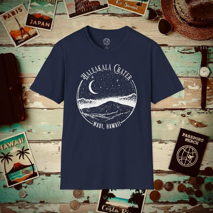 Haleakala After Dark, Maui, Hawaii T-Shirt Navy / S