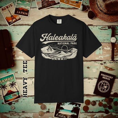 Haleakala National Park Vintage Monochrome, Hawaii Heavy Tee Black / S
