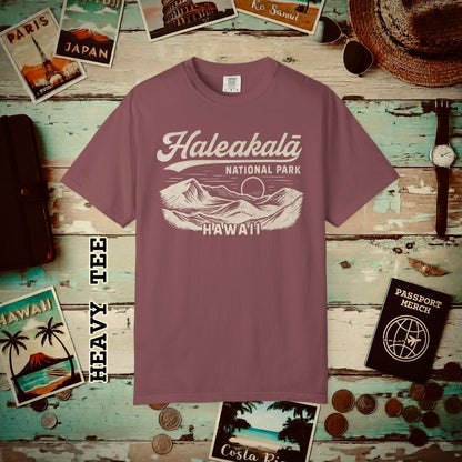 Haleakala National Park Vintage Monochrome, Hawaii Heavy Tee Brick / S