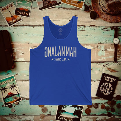 Hammajang All Star, Hawaii Tank Top True Royal / XS