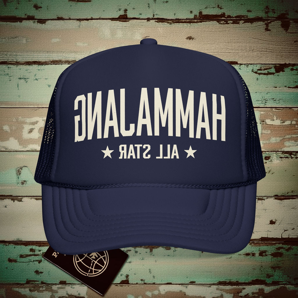 Hammajang All Star, Hawaii Trucker Hat Dark Navy / One size