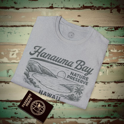 Hanauma Bay Vintage Monochrome, Hawaii T-Shirt Sport Grey / S