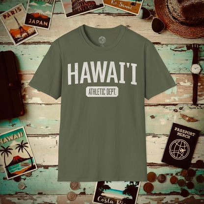 Hawaii Athletic Dept. T-Shirt Military Green / S