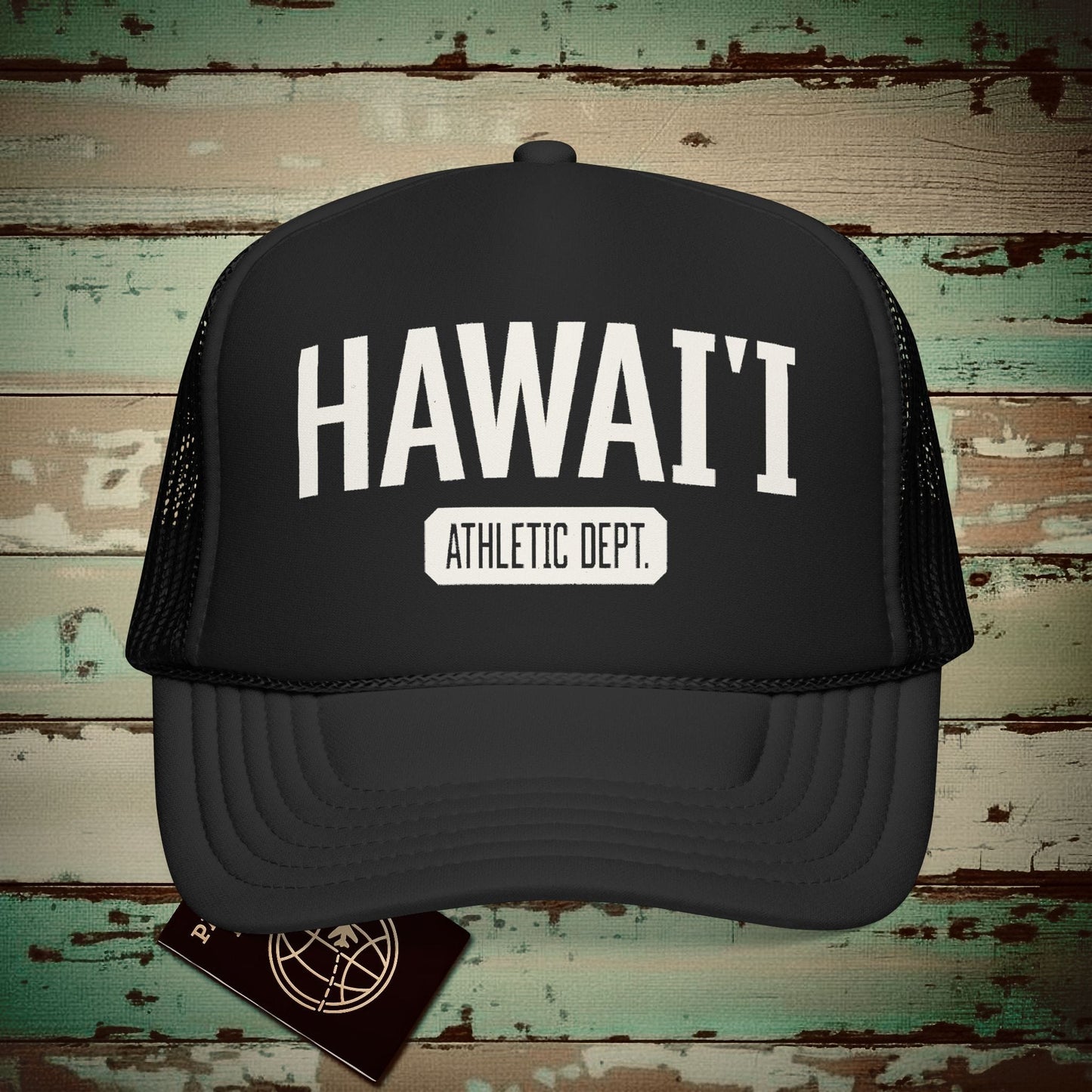 Hawaii Athletic Dept. Trucker Hat Black / One size