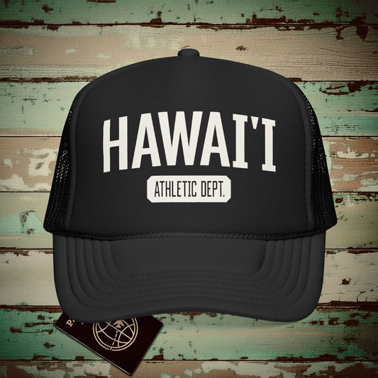 Hawaii Athletic Dept. Trucker Hat Black / One size