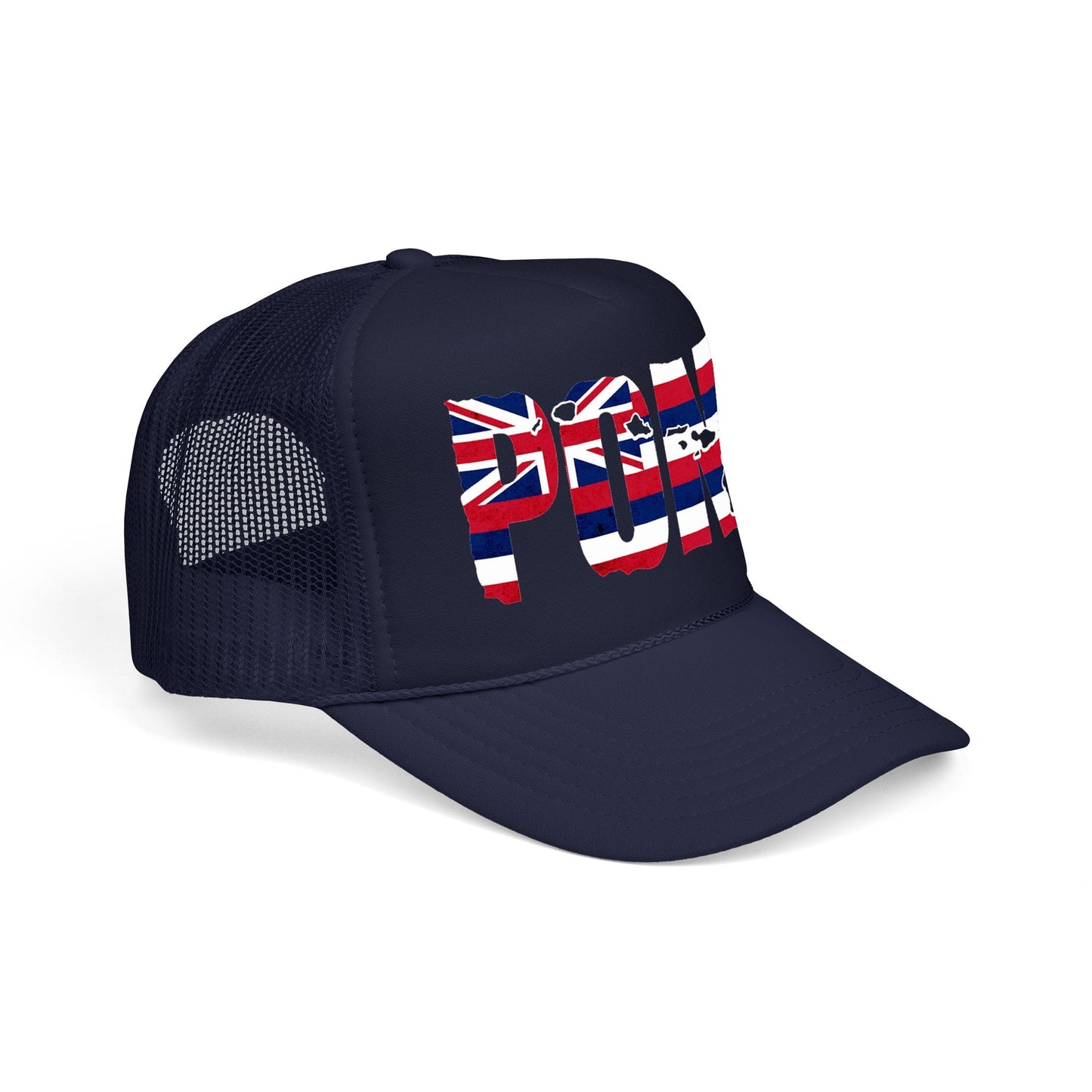 Hawaii Pono Letter Flag Trucker Hat