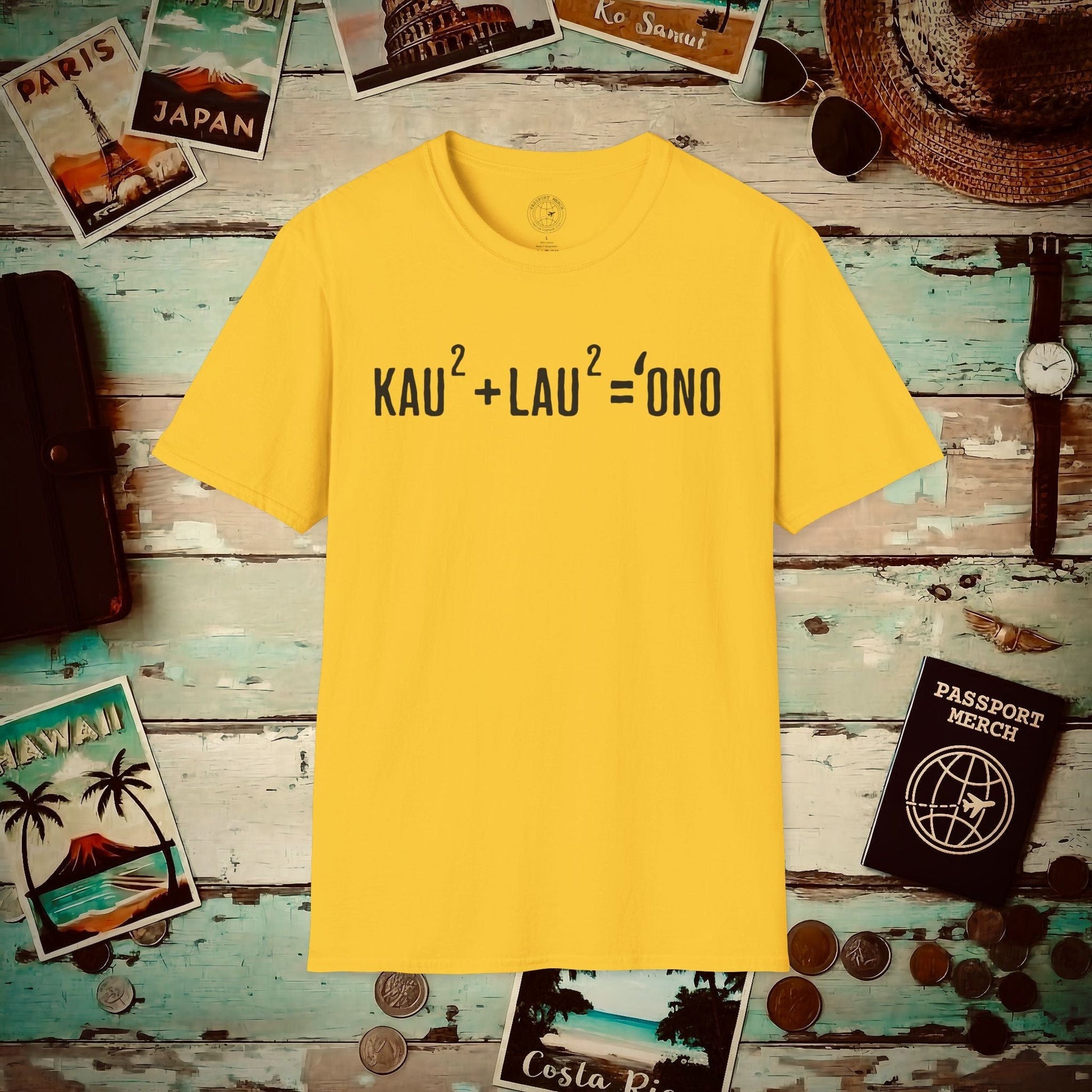 Hawaiian Foodie Math (Basic Algebra) T-Shirt Daisy / S