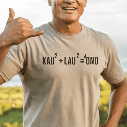 Hawaiian Foodie Math (Basic Algebra) T-Shirt Sand / S