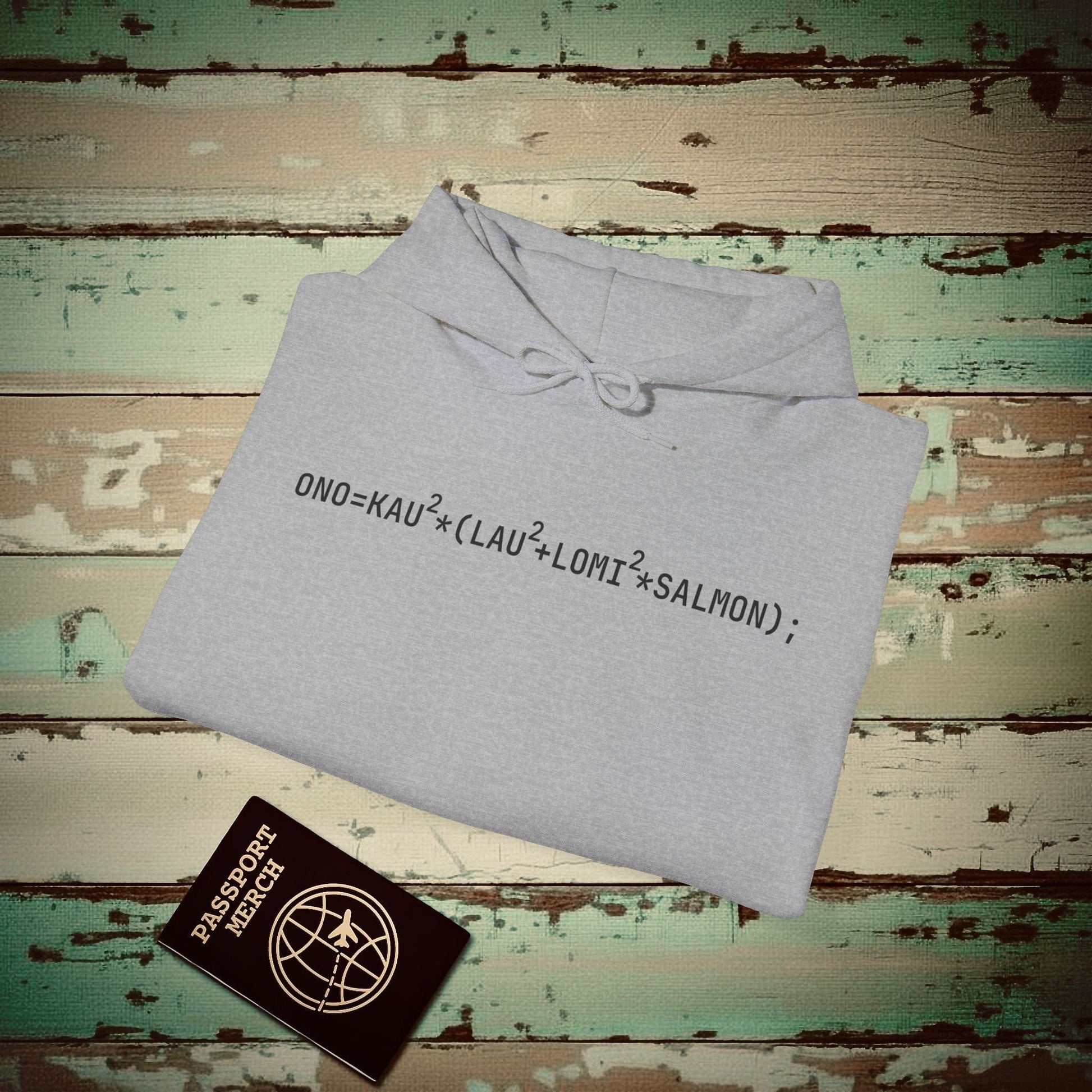 Hawaiian Foodie Math (Coder) Hoodie Sport Grey / S