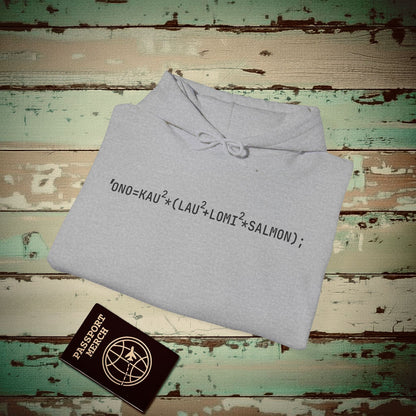 Hawaiian Foodie Math (Coder) Hoodie Sport Grey / S