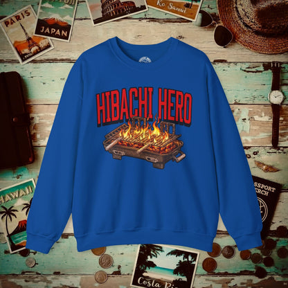 Hibachi Hero, Hawaii Crewneck S / Royal