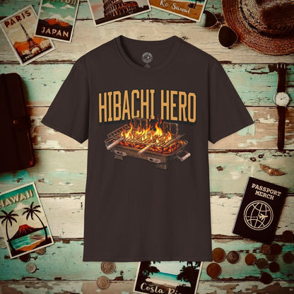 Hibachi Hero, Hawaii T-Shirt Dark Chocolate / S