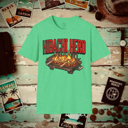 Hibachi Hero, Hawaii T-Shirt Heather Irish Green / S