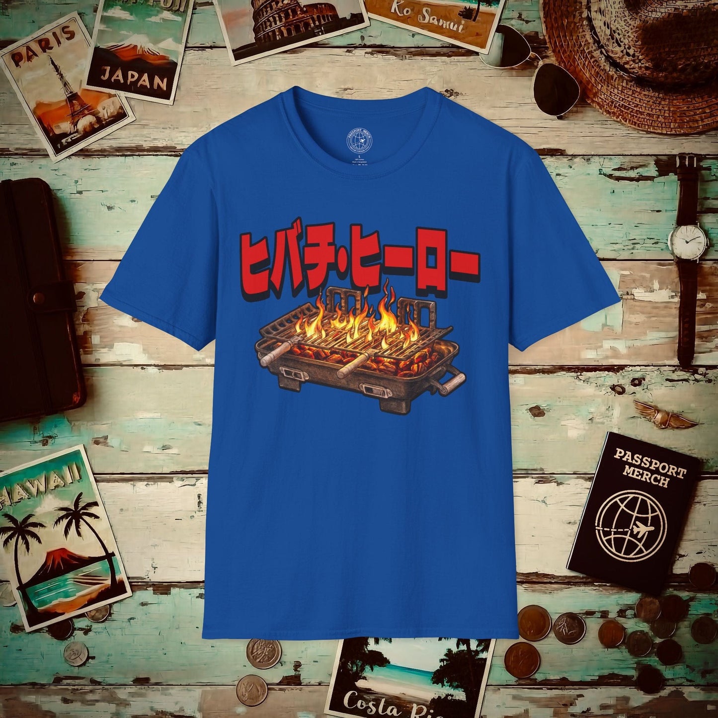 Hibachi Hero, Japan T-Shirt Royal / S