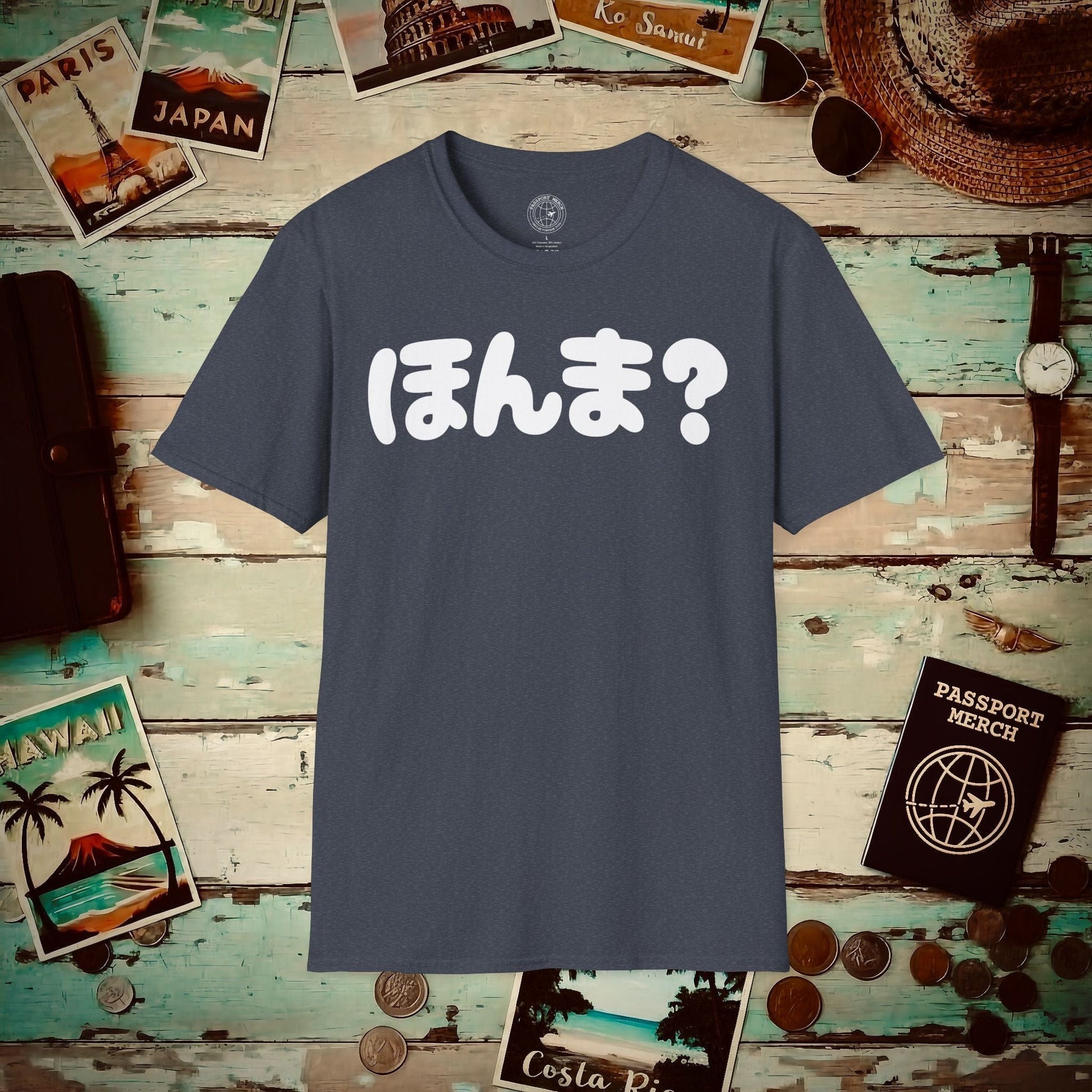 Honma? IYKYK, Osaka, Japan T-Shirt Heather Navy / S