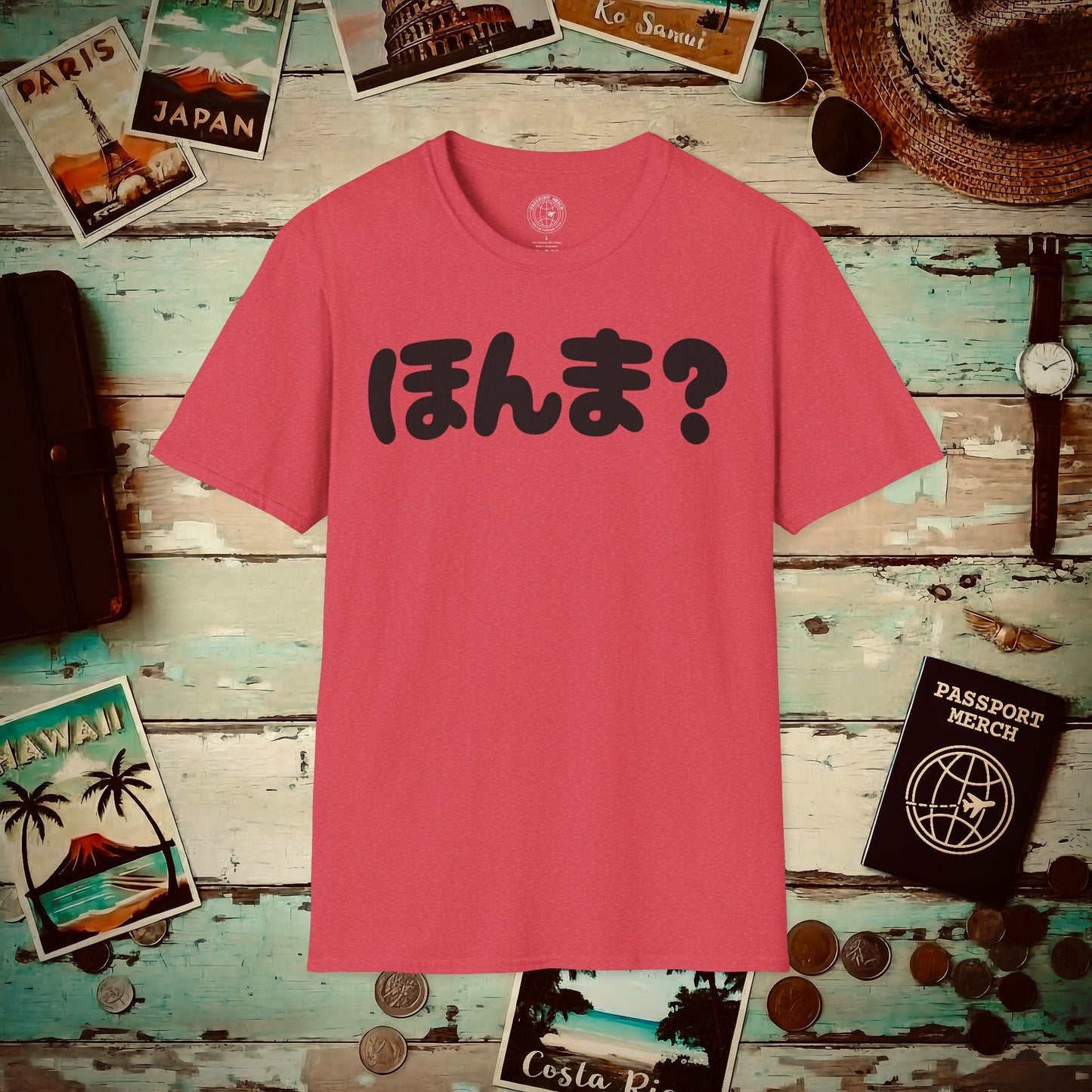 Honma? IYKYK, Osaka, Japan T-Shirt Heather Red / S