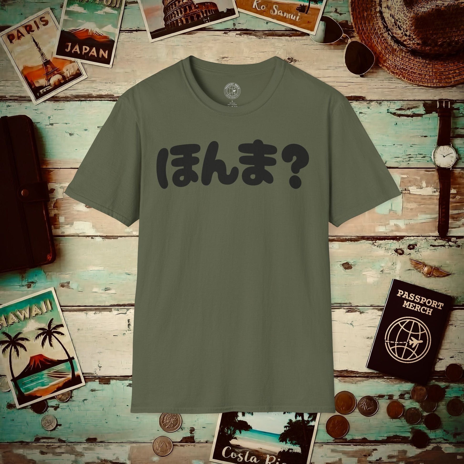 Honma? IYKYK, Osaka, Japan T-Shirt Military Green / S