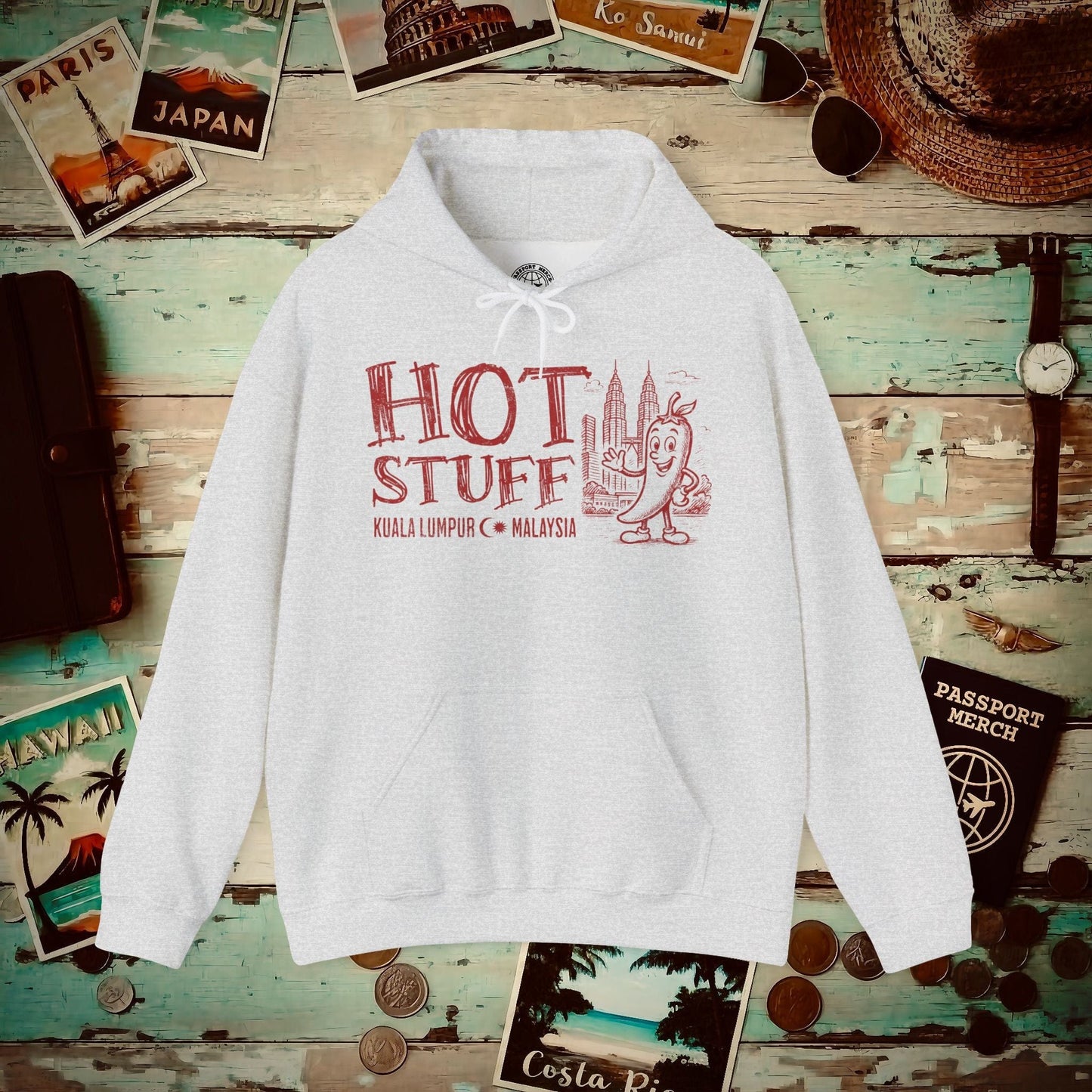 Hot Stuff, Kuala Lumpur, Malaysia Hoodie Ash / S