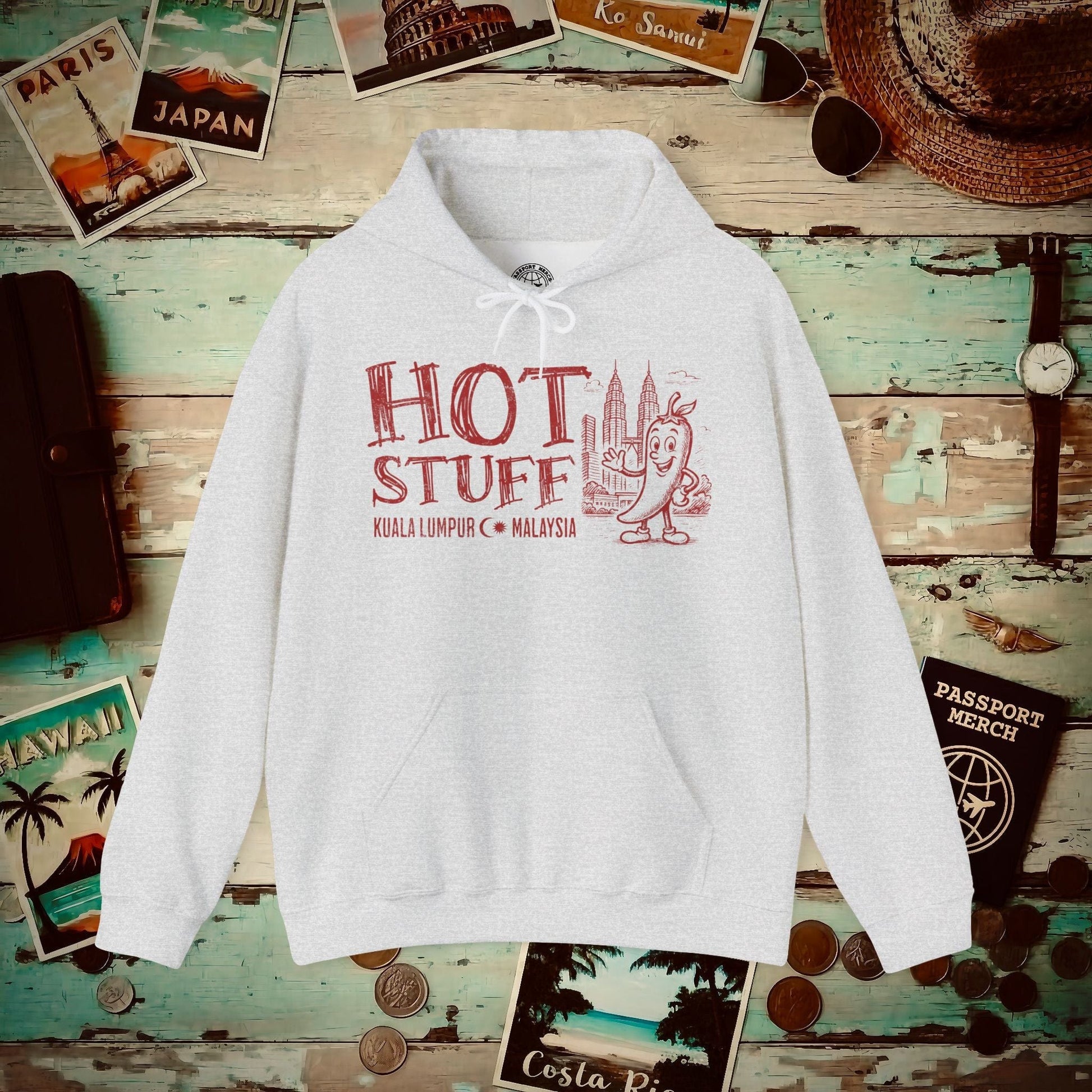 Hot Stuff, Kuala Lumpur, Malaysia Hoodie Ash / S