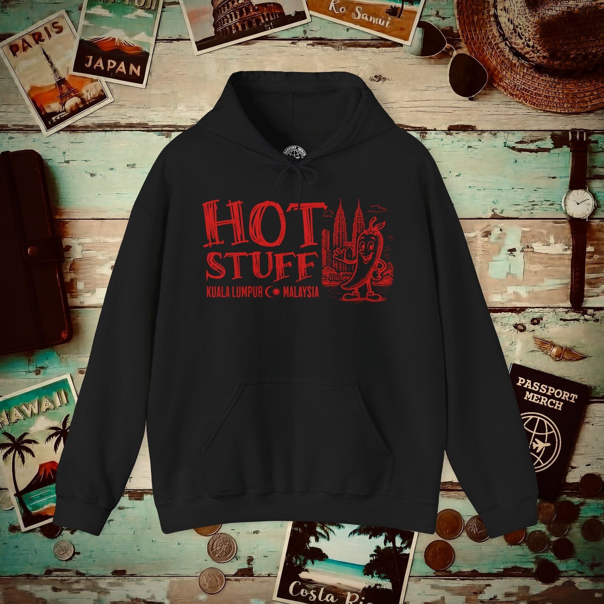 Hot Stuff, Kuala Lumpur, Malaysia Hoodie Black / S
