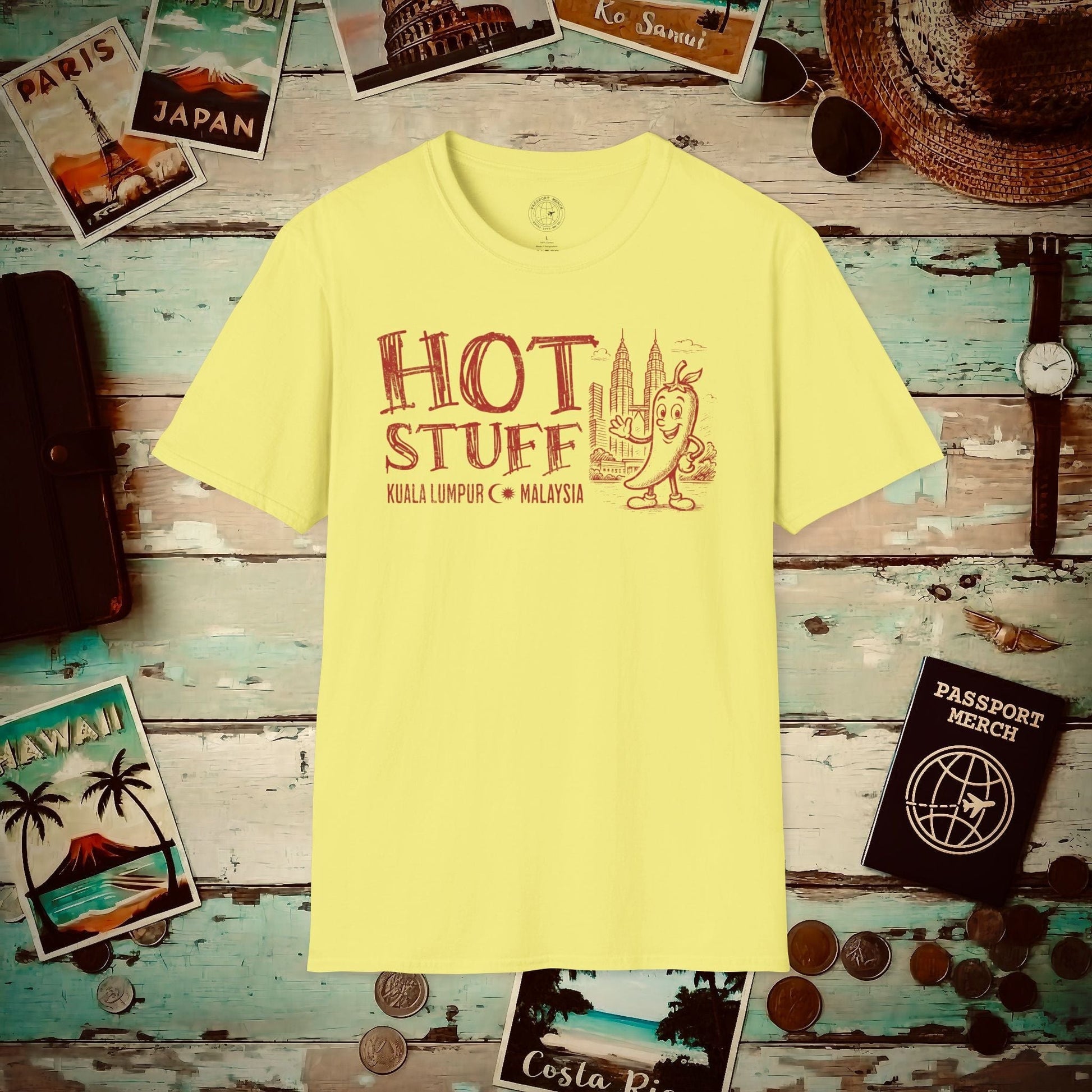 Hot Stuff, Kuala Lumpur, Malaysia T-Shirt Cornsilk / S