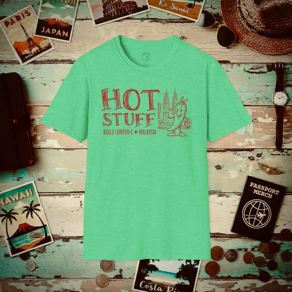 Hot Stuff, Kuala Lumpur, Malaysia T-Shirt Heather Irish Green / S