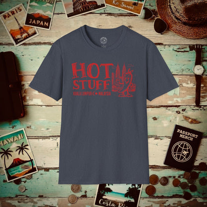 Hot Stuff, Kuala Lumpur, Malaysia T-Shirt Heather Navy / S