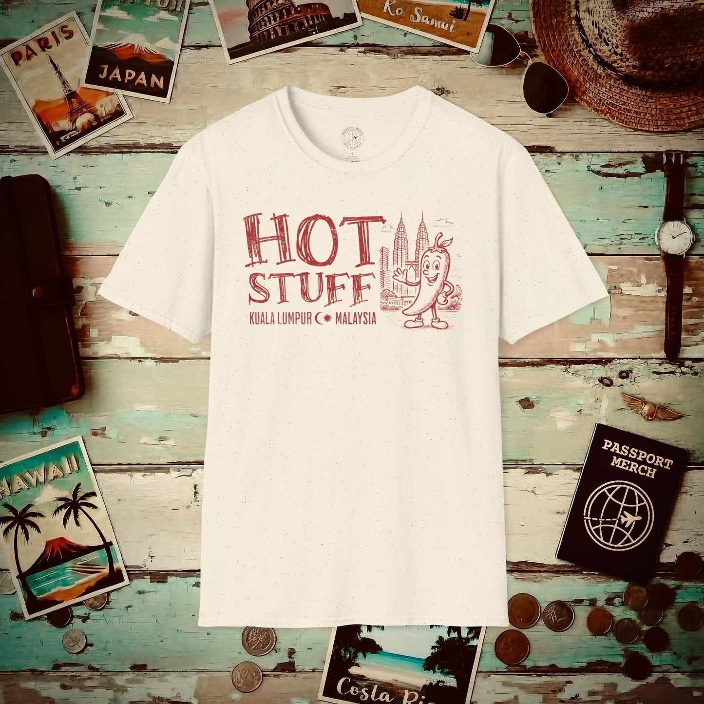 Hot Stuff, Kuala Lumpur, Malaysia T-Shirt Natural / S