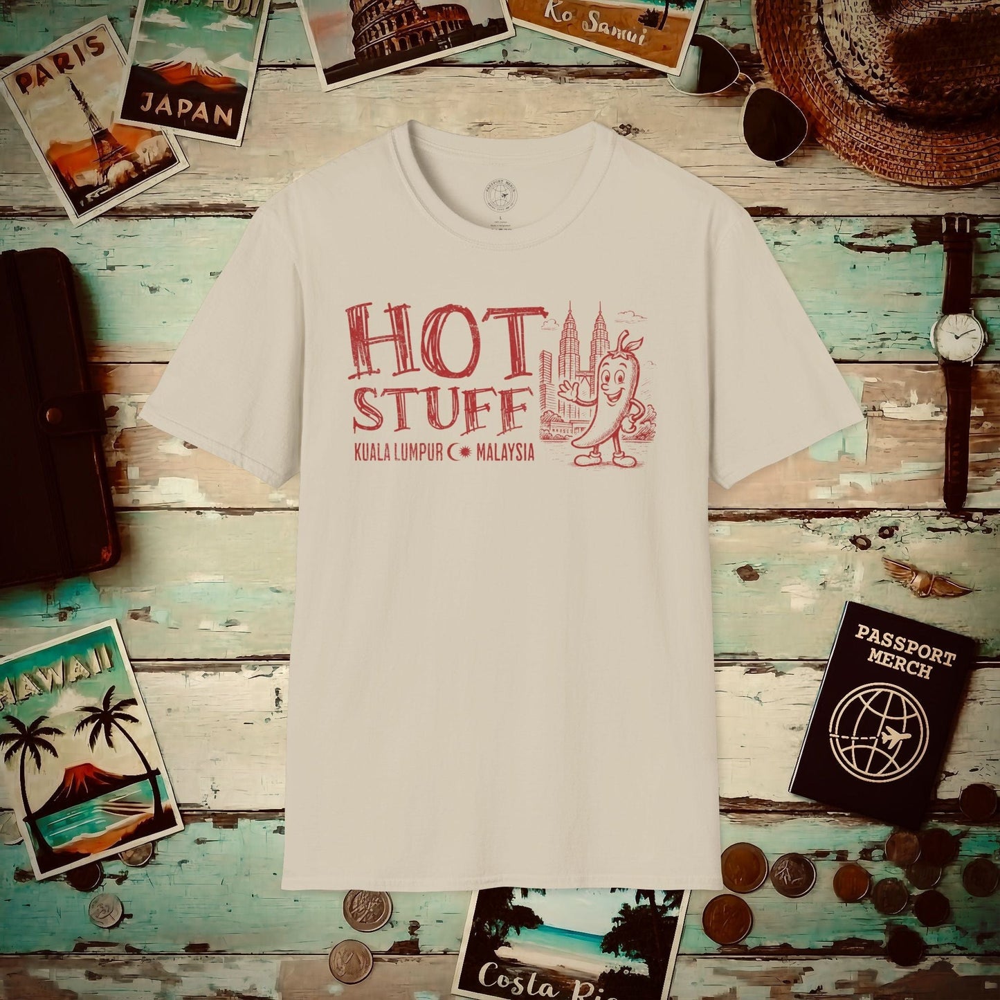 Hot Stuff, Kuala Lumpur, Malaysia T-Shirt Sand / S