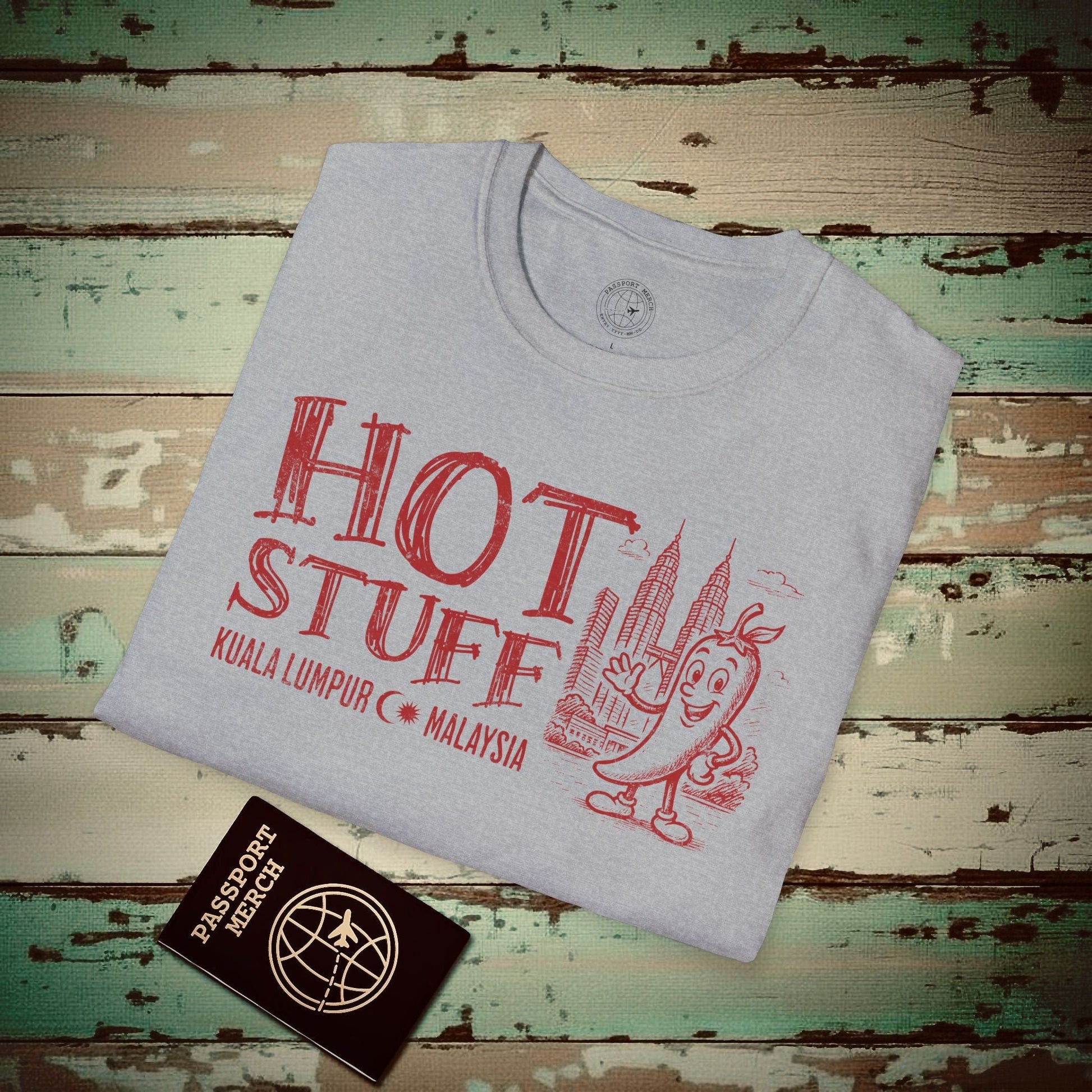 Hot Stuff, Kuala Lumpur, Malaysia T-Shirt Sport Grey / S