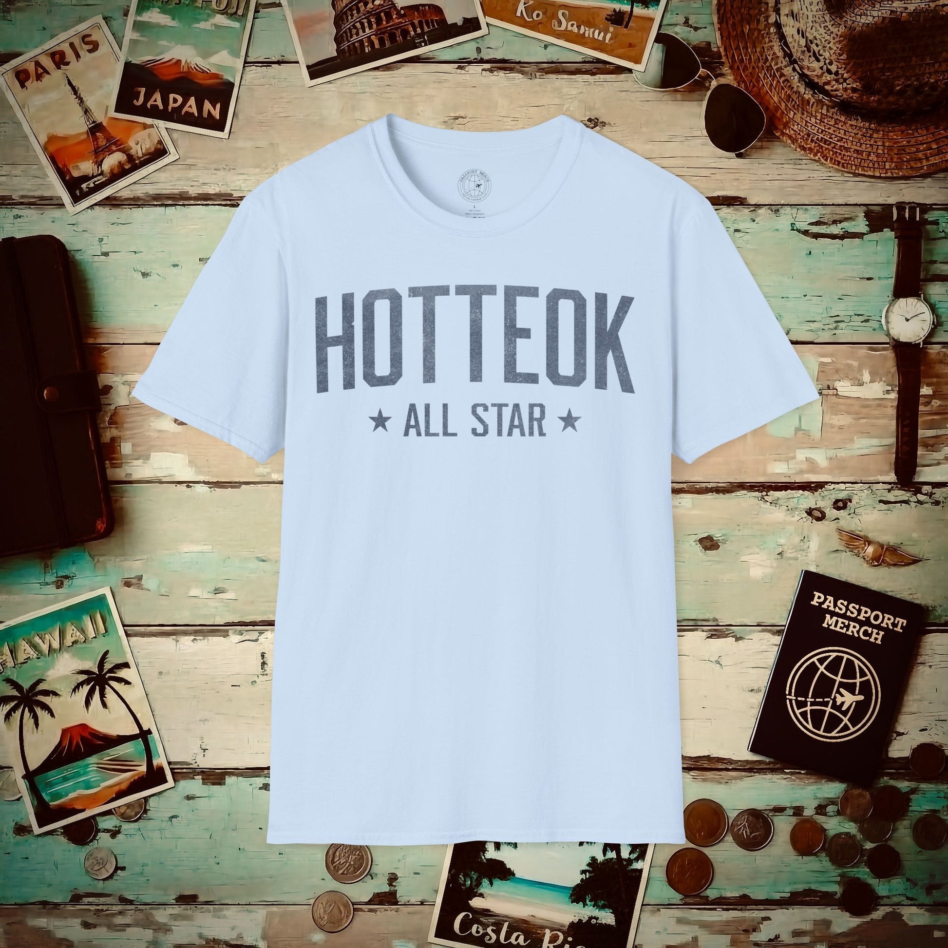 Hotteok All Star, Korea T-Shirt Light Blue / S