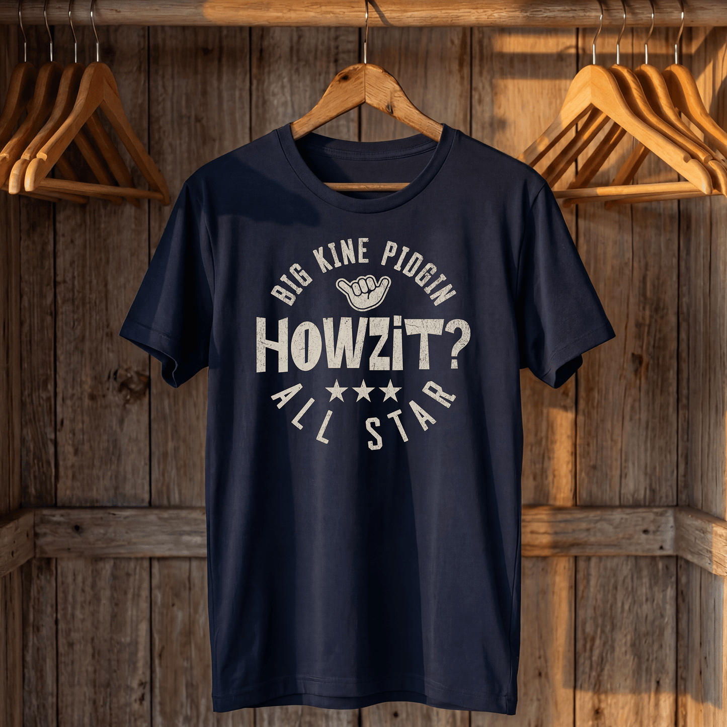 Howzit? (Pidgin All Star), Hawaii T-Shirt Navy / S