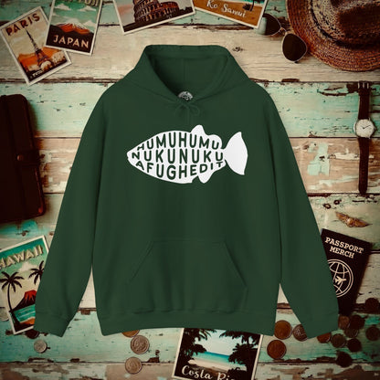 Humuhumu... nukunuku... afughedit, Hawaii Hoodie Forest Green / S