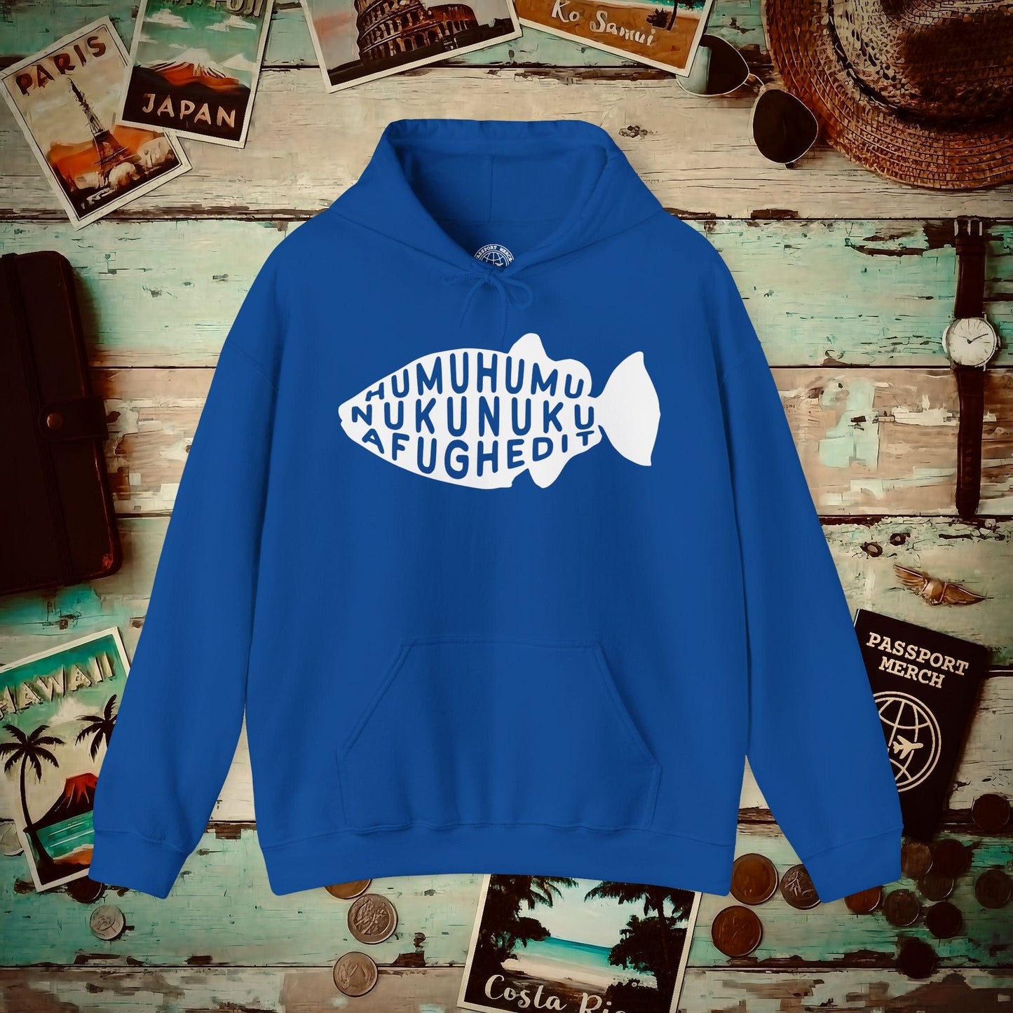 Humuhumu... nukunuku... afughedit, Hawaii Hoodie Royal / S