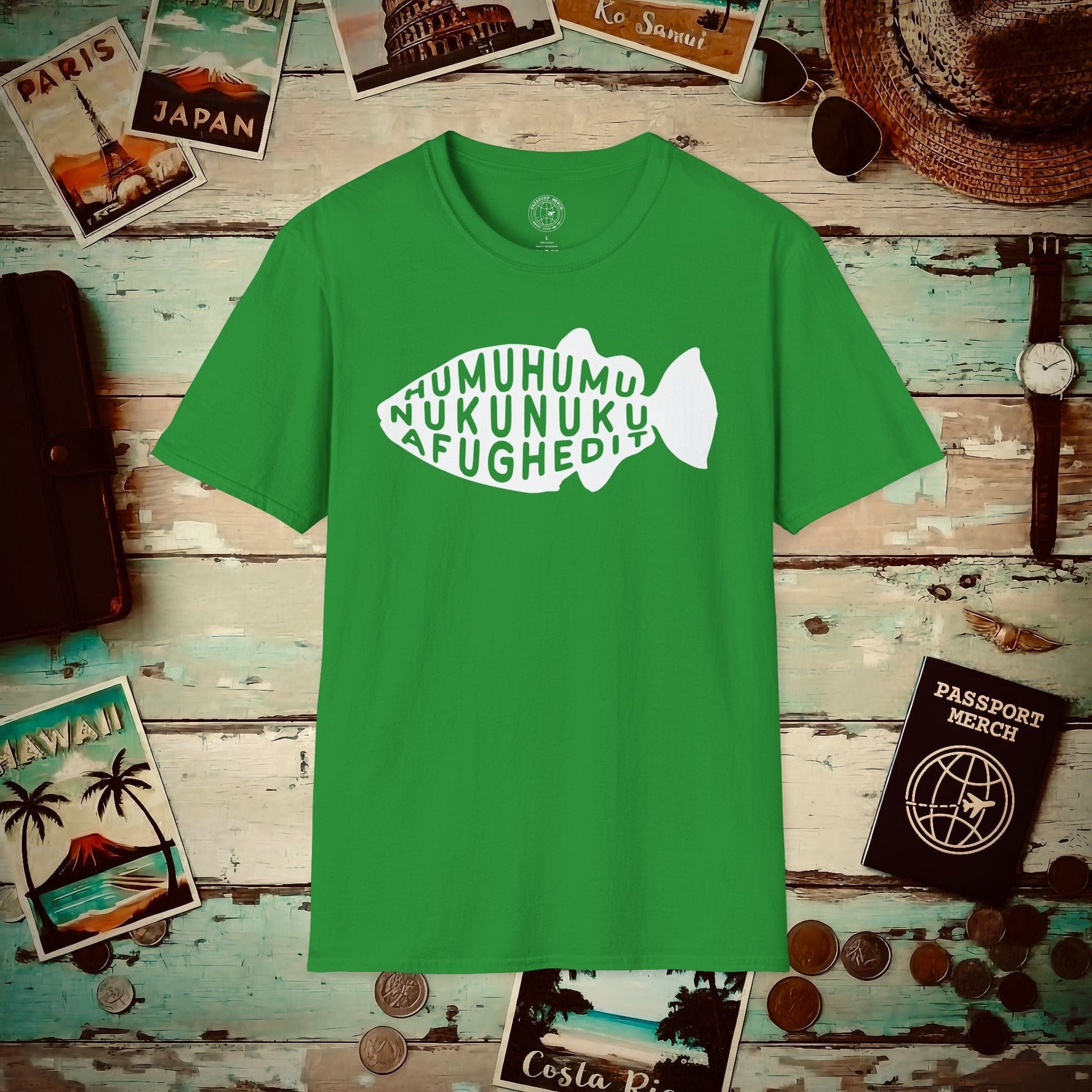 Humuhumu... nukunuku... afughedit, Hawaii T-Shirt Irish Green / S