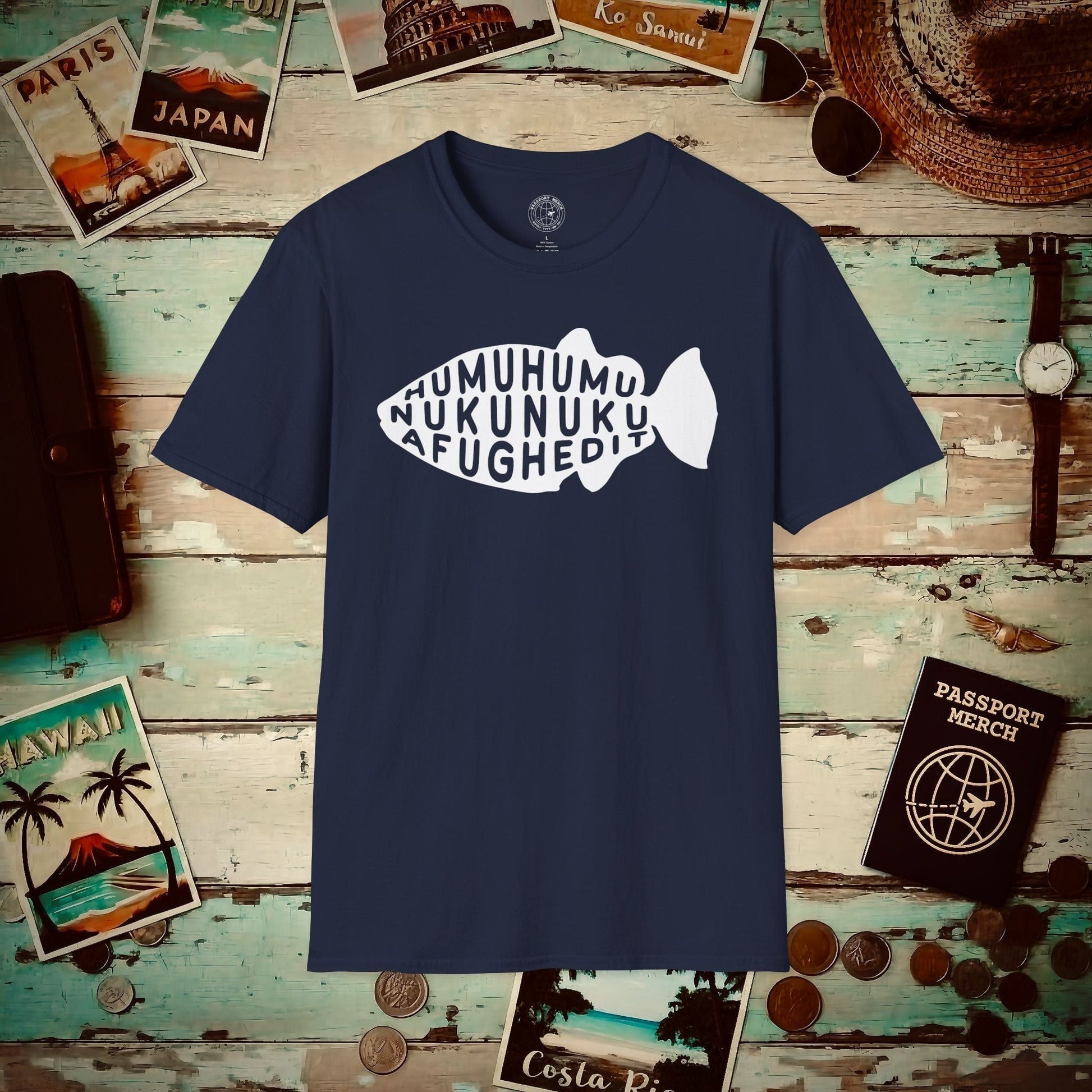 Humuhumu... nukunuku... afughedit, Hawaii T-Shirt Navy / S