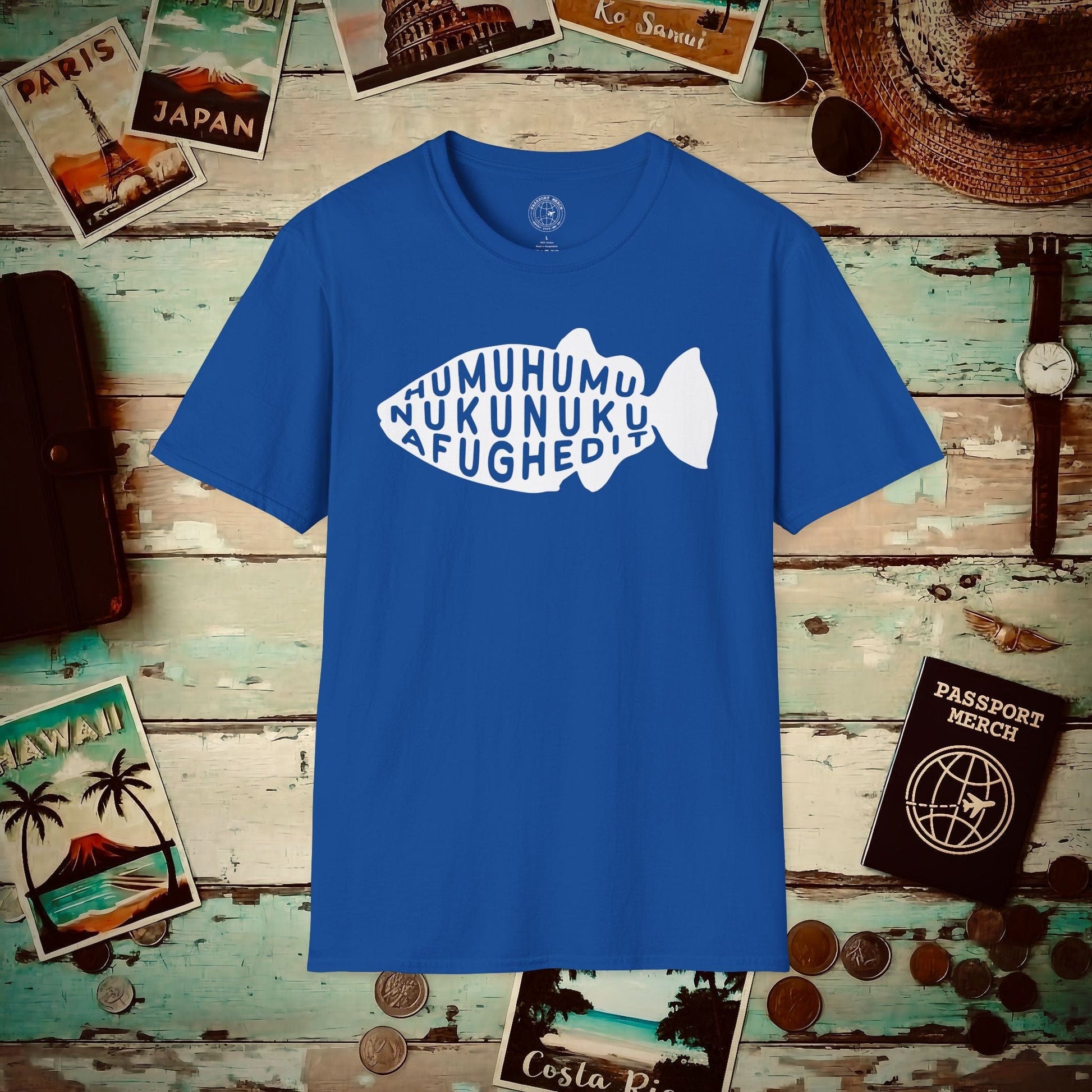 Humuhumu... nukunuku... afughedit, Hawaii T-Shirt Royal / S
