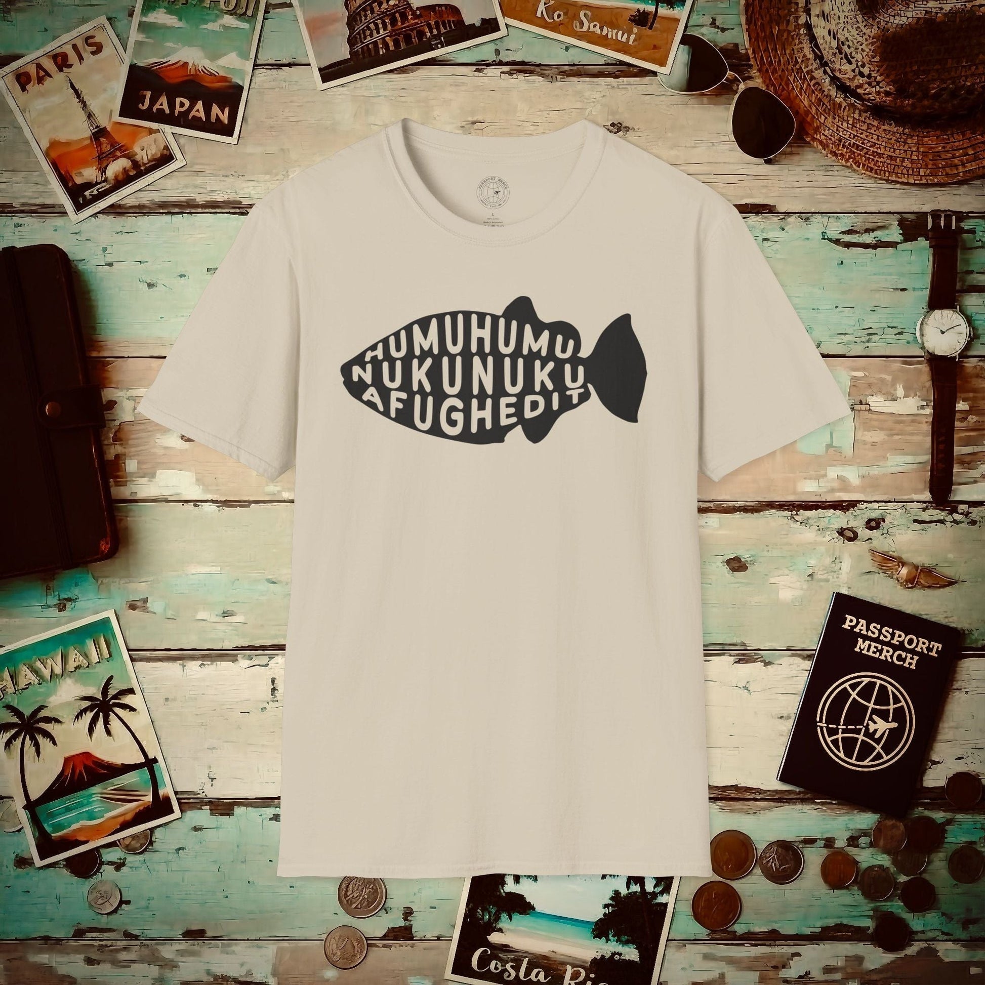 Humuhumu... nukunuku... afughedit, Hawaii T-Shirt Sand / S