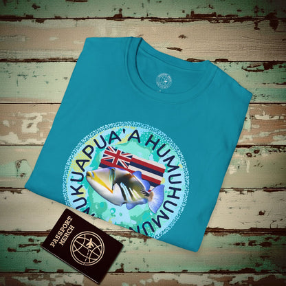 Humuhumunukunukuapua'a, Hawaii T-Shirt Tropical Blue / S