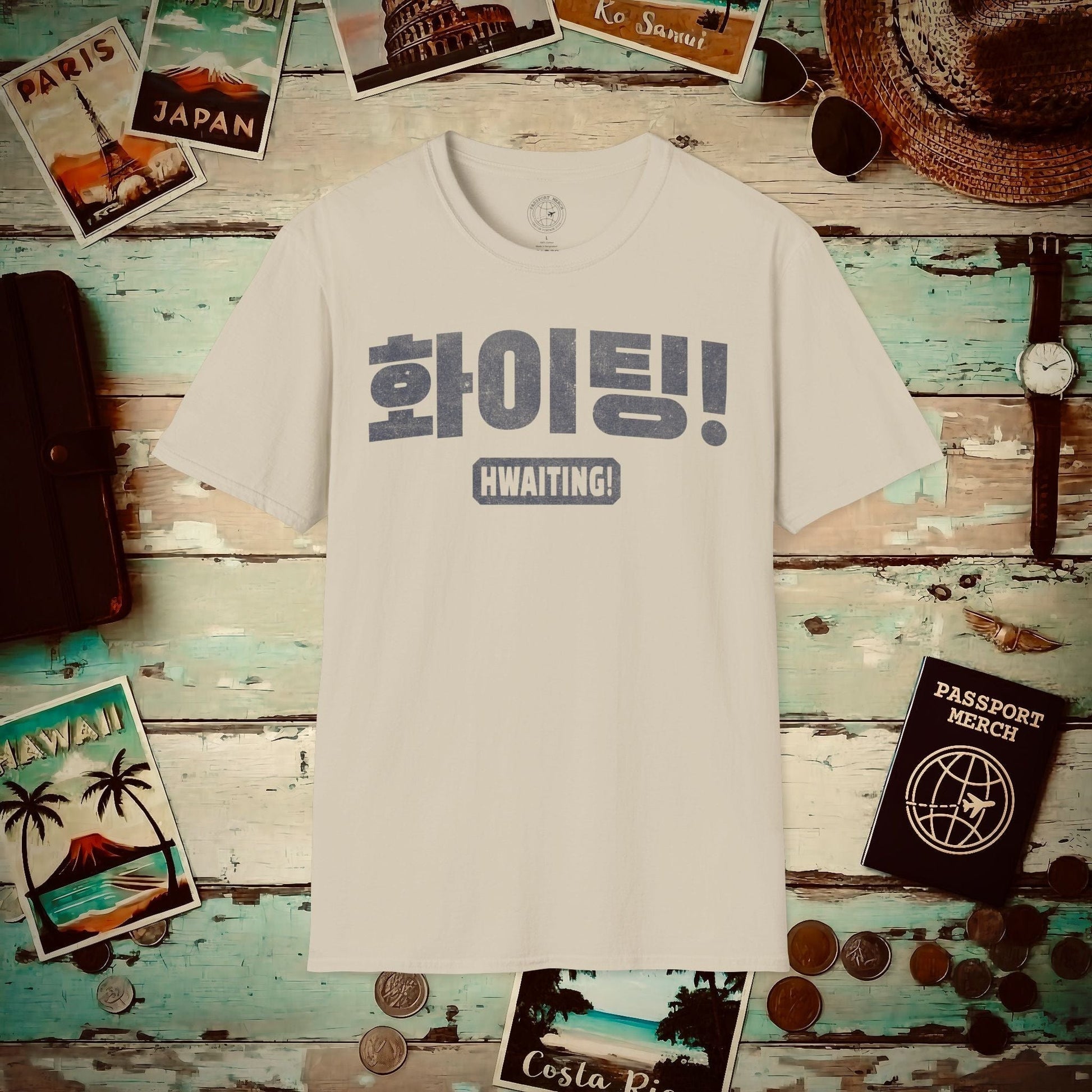 Hwaiting! (K-Drama 101) Korea T-Shirt Sand / S