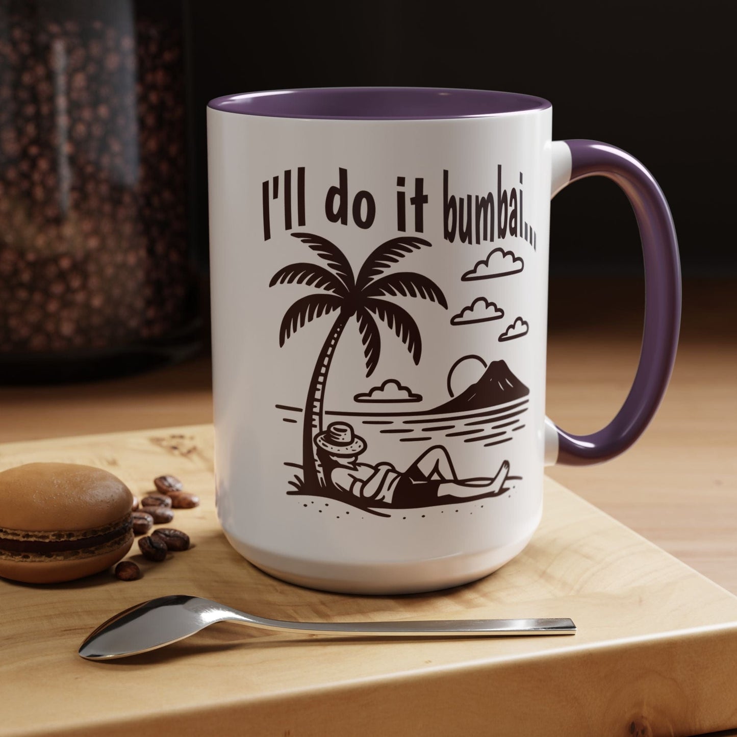 I'll do it bumbai, Hawaii, Hawaii 15oz Mug Purple / 15oz