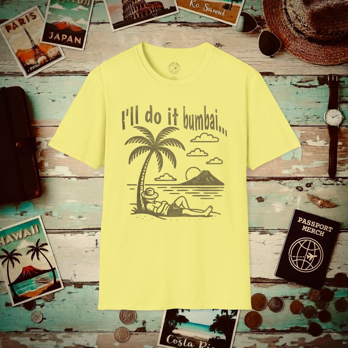I'll do it bumbai, Hawaii T-Shirt Cornsilk / S