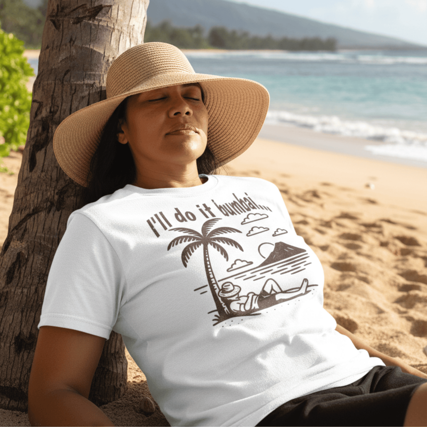 I'll do it bumbai, Hawaii T-Shirt White / S