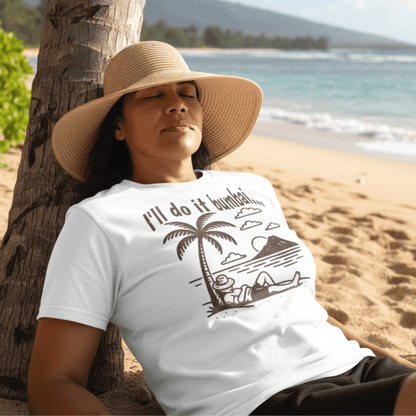 I'll do it bumbai, Hawaii T-Shirt White / S