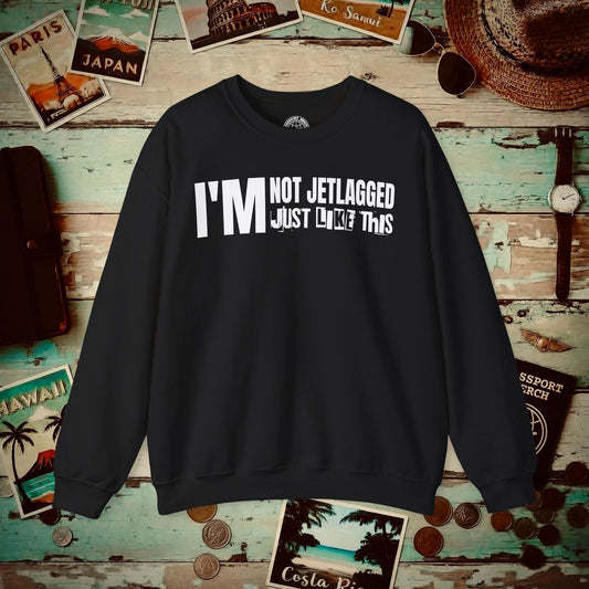 I'm Not Jetlagged Crewneck Black / S