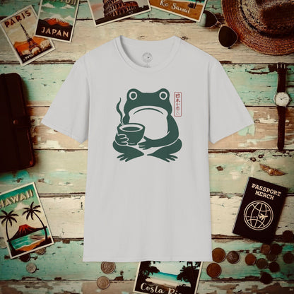 I Miss Japan Frog, Japan T-Shirt Ice Grey / S