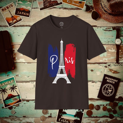 Impressions of Paris France T-Shirt Dark Chocolate / S