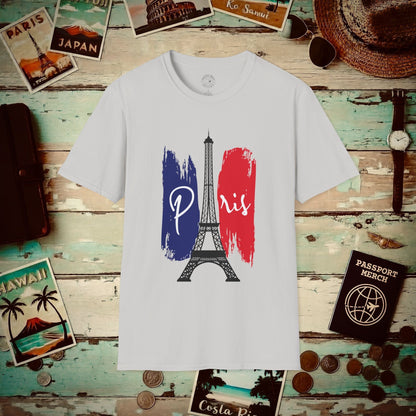 Impressions of Paris France T-Shirt Ice Grey / S
